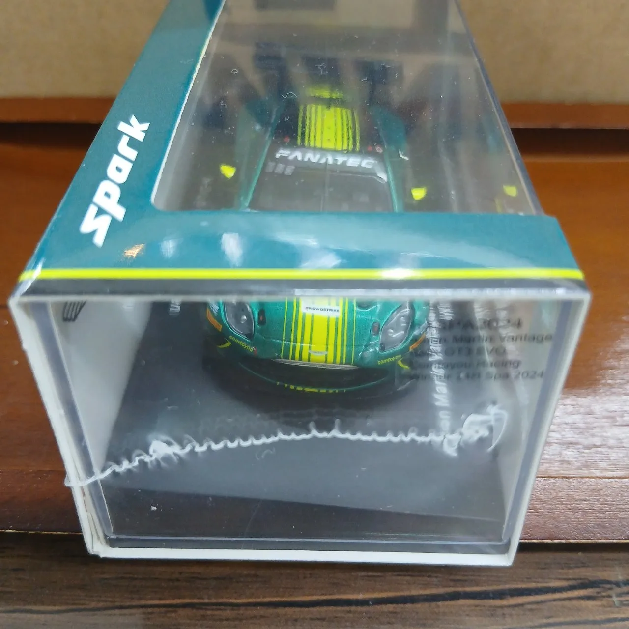 1/64 アストンマーティン ヴァンテージ AMR GT3 EVO ＃007 コムトゥユーレーシング Winner 24H Spa 2024 64SPA2024 - 画像 (4)