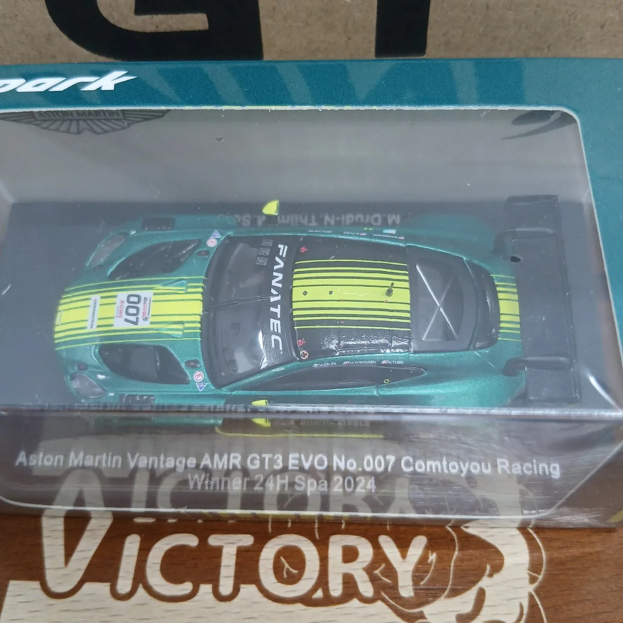 1/64 アストンマーティン ヴァンテージ AMR GT3 EVO ＃007 コムトゥユーレーシング Winner 24H Spa 2024 64SPA2024 - 画像 (5)