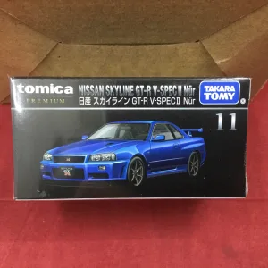 トミカプレミアム No.11 日産 スカイライン GT-R V-SPECII Nur 1/62（買取未開封品）