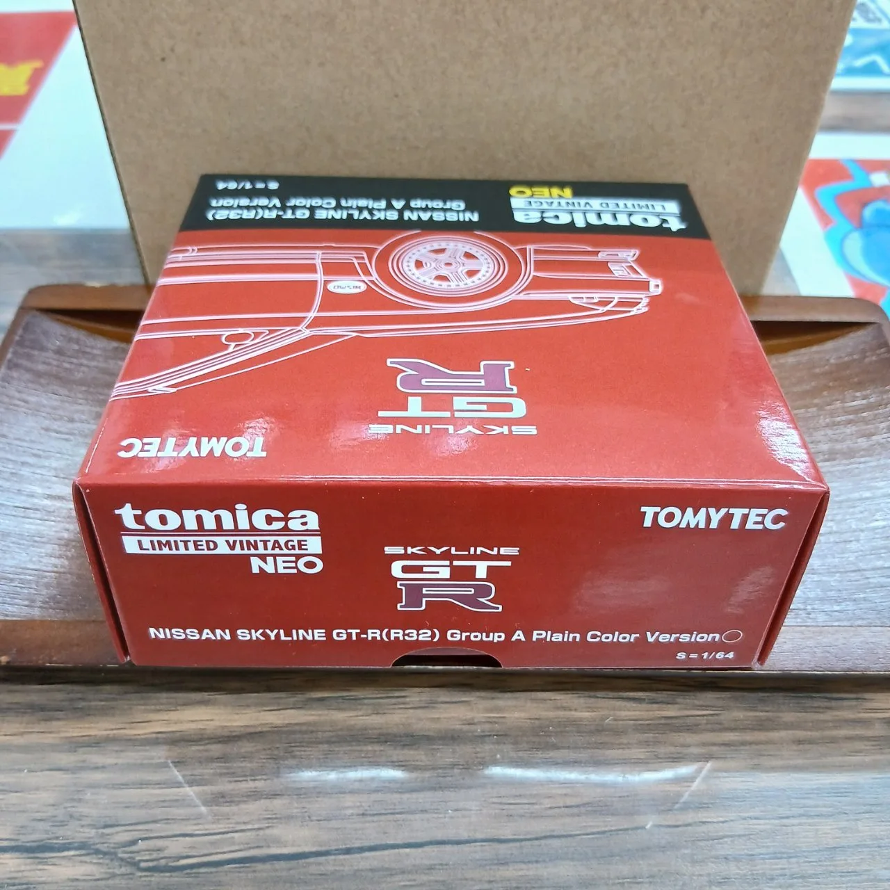トミカリミテッドヴィンテージ ネオ ニッサン スカイライン GT-R R32 グループA プレーンカラー仕様 （買取未使用品） タカラトミーモール限定品 - 画像 (6)