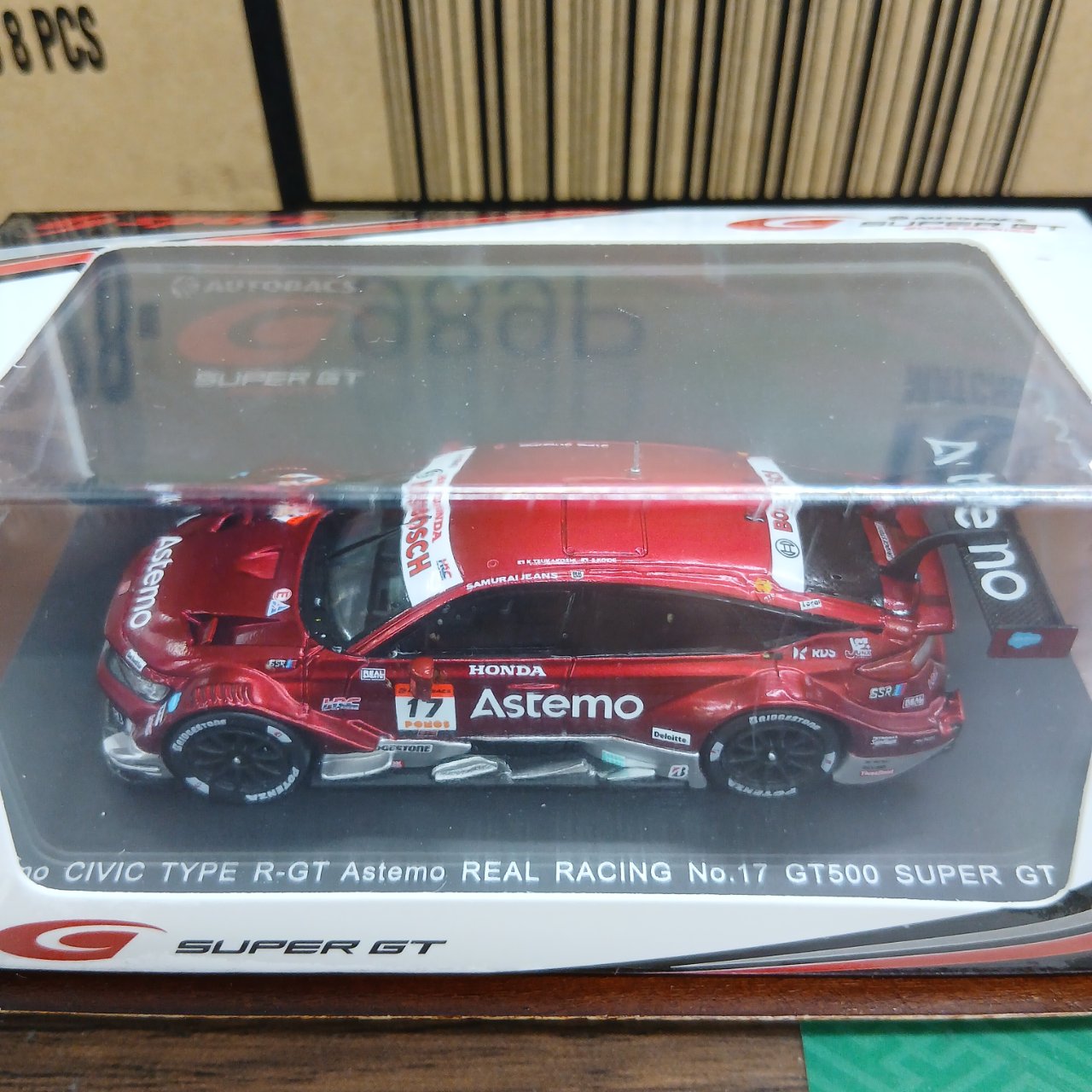 1/64 ホンダ Astemo CIVIC TYPE R-GT アステモ リアル レーシング #17