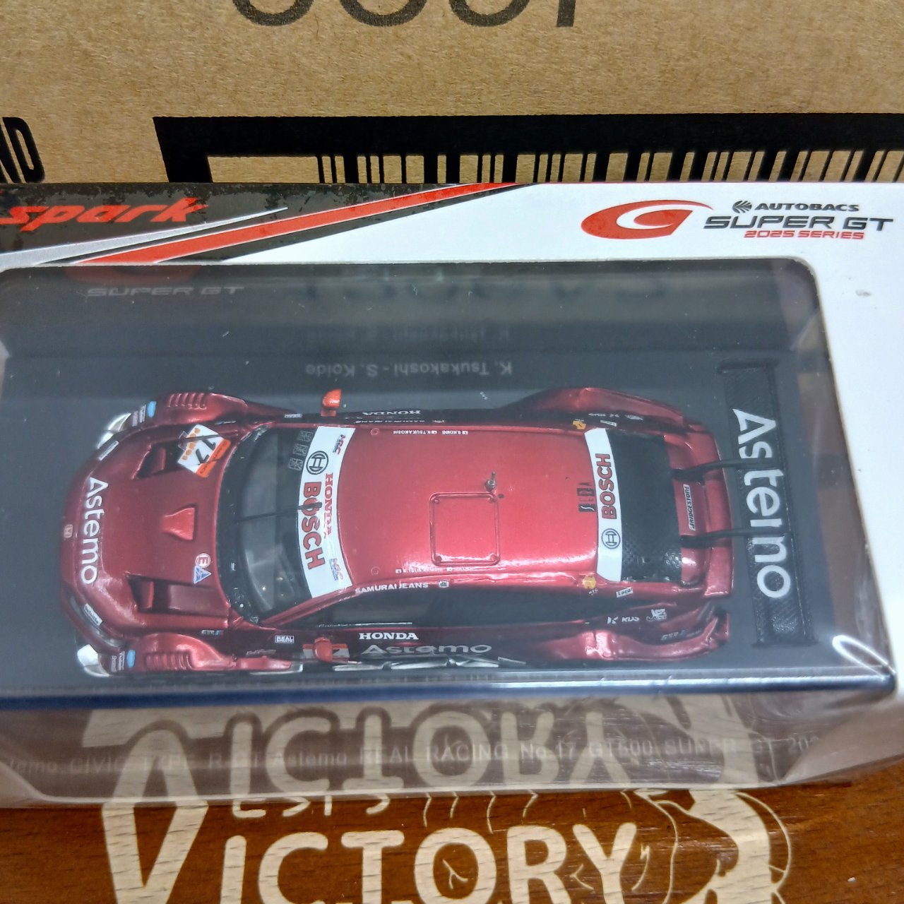 1/64 ホンダ Astemo CIVIC TYPE R-GT アステモ リアル レーシング #17