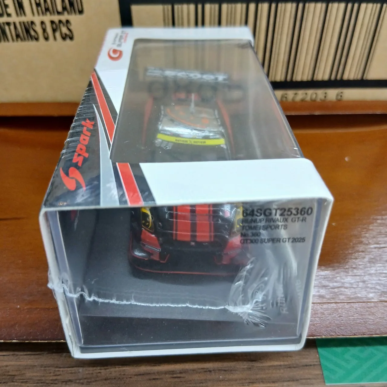 1/64 RUNUP RIVAUX GT-R TOMEI SPORTS #360 GT300 SUPER GT 2025 青木孝行 荒川麟 64SGT25360 - 画像 (4)