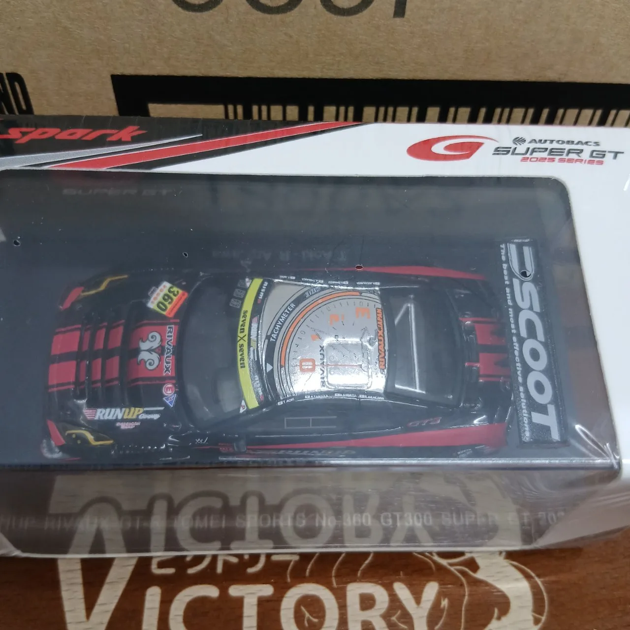 1/64 RUNUP RIVAUX GT-R TOMEI SPORTS #360 GT300 SUPER GT 2025 青木孝行 荒川麟 64SGT25360 - 画像 (5)
