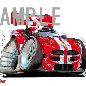 【KOOLART】 DODGE VIPER LE MANSのイラスト P1040