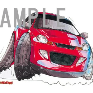 【KOOLART】 DODGE NEON のイラスト P1113