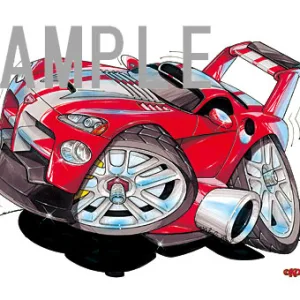 【KOOLART】 DODGE VIPER のイラスト P1134