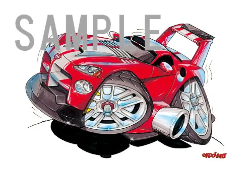 【KOOLART】 DODGE VIPER のイラスト P1134