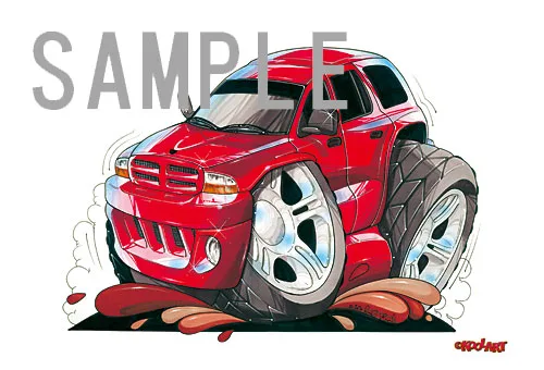 【KOOLART】 DODGE DURANGO のイラスト P1137