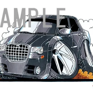 【KOOLART】 クライスラー300C のイラスト P1905