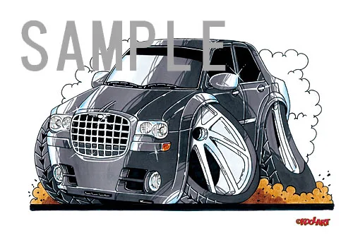 【KOOLART】 クライスラー300C のイラスト P1905