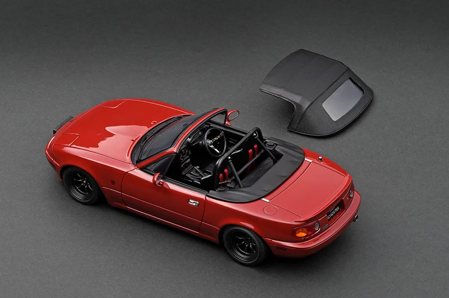 ignitionmodel 1/18 ユーノス・ロードスター (NA) レッド IG3198 - 画像 (3)