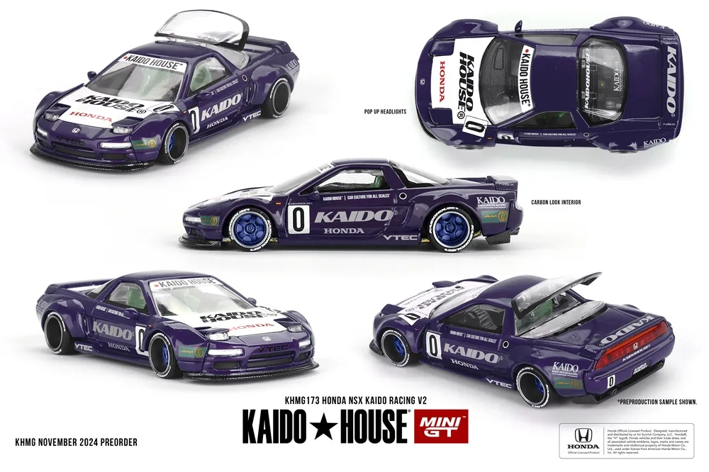 1/64 ホンダ NSX KAIDO レーシング V2 (右ハンドル) KHMG173 - 画像 (2)