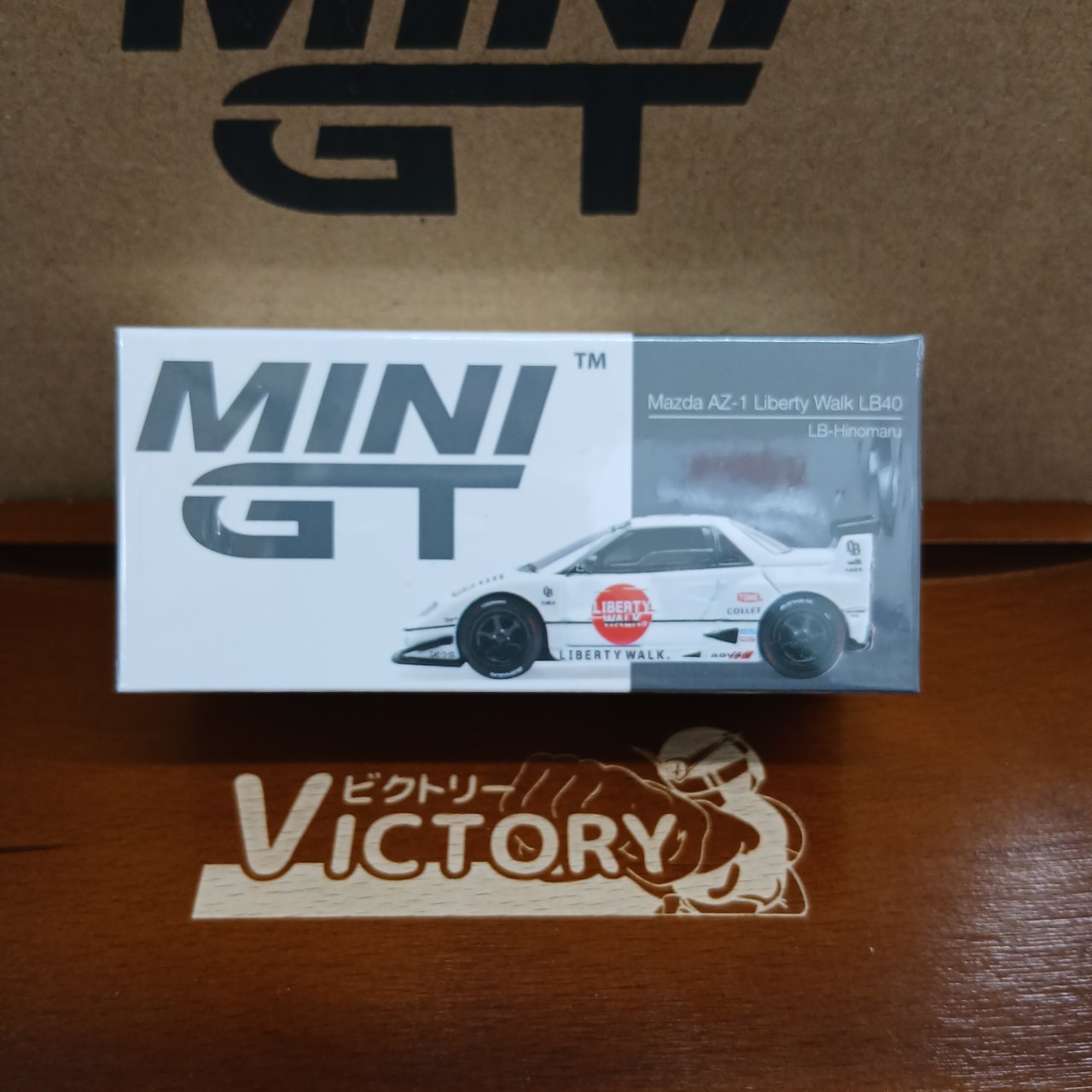 1/64 マツダ AZ-1 リバティーウォーク LB40 リバティ 日の丸 (右