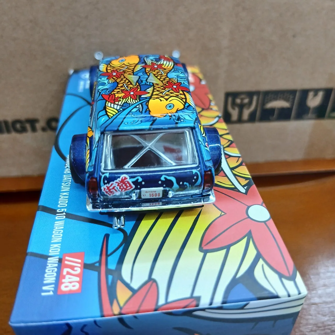 1/64 ダットサン KAIDO 510 ワゴン 鯉ワゴン V1（右ハンドル)）KHMG248 - 画像 (7)