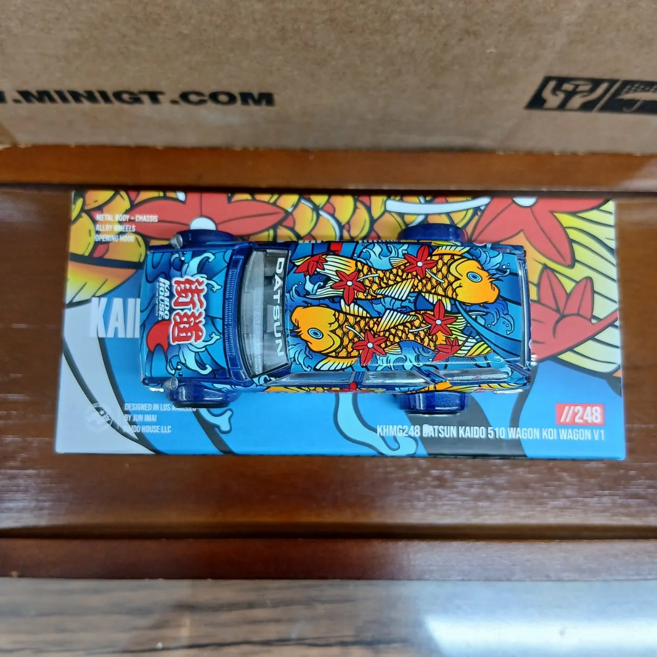 1/64 ダットサン KAIDO 510 ワゴン 鯉ワゴン V1（右ハンドル)）KHMG248 - 画像 (6)