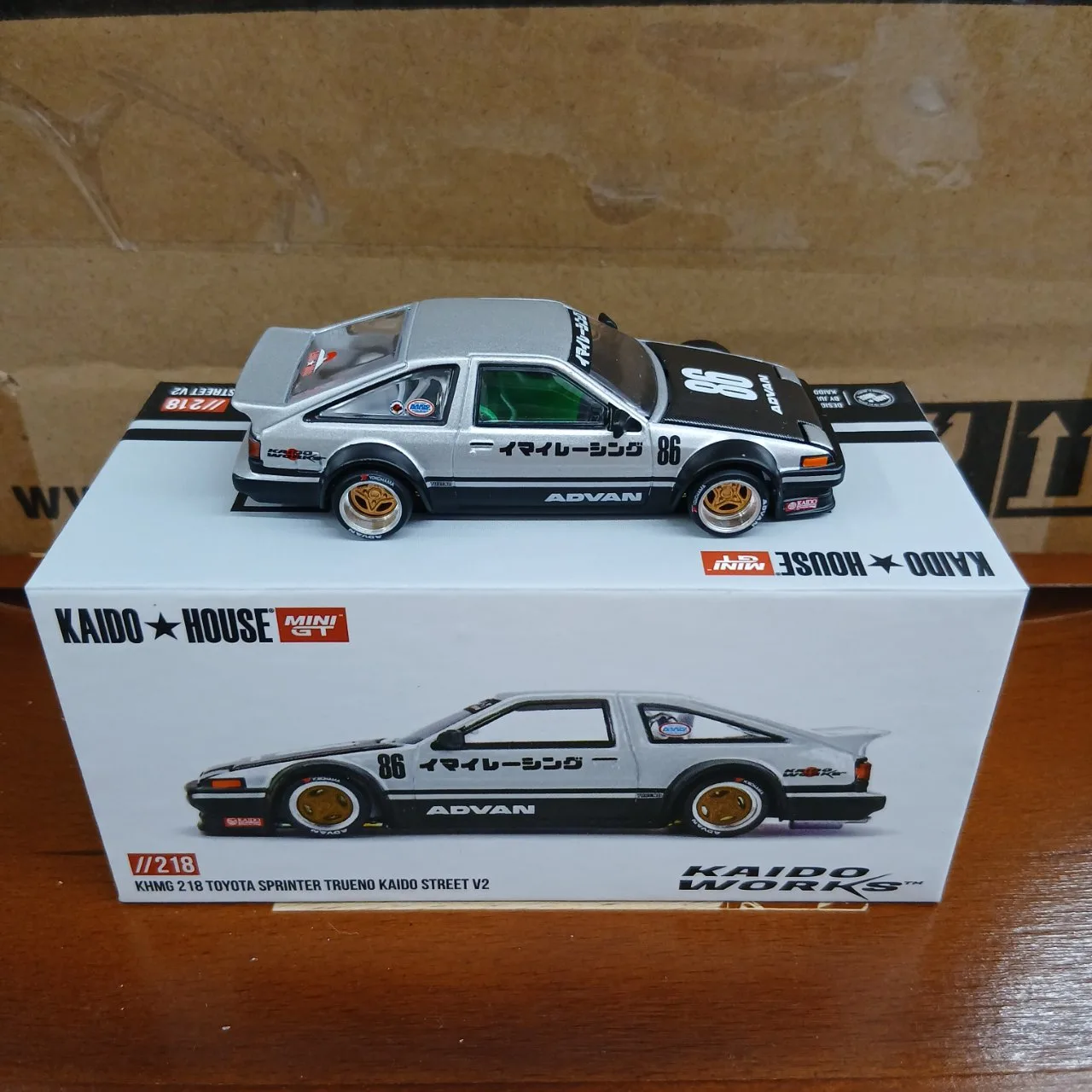 1/64 トヨタ AE86 スプリンタートレノ Kaido ストリート V2（右ハンドル） KHMG218 - 画像 (7)