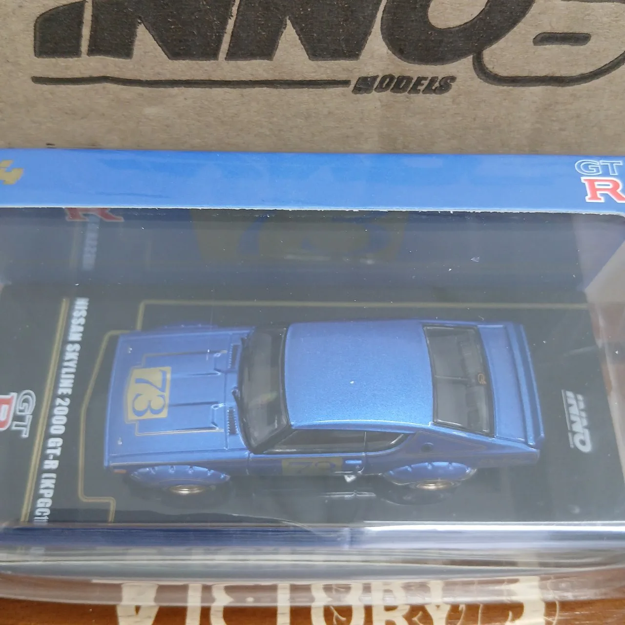 1/64 ニッサン スカイライン 2000 GT-R KPGC110 レーシング コンセプト 1972 ブルー ケンメリ IN64-KPGC110RC-BLU - 画像 (5)