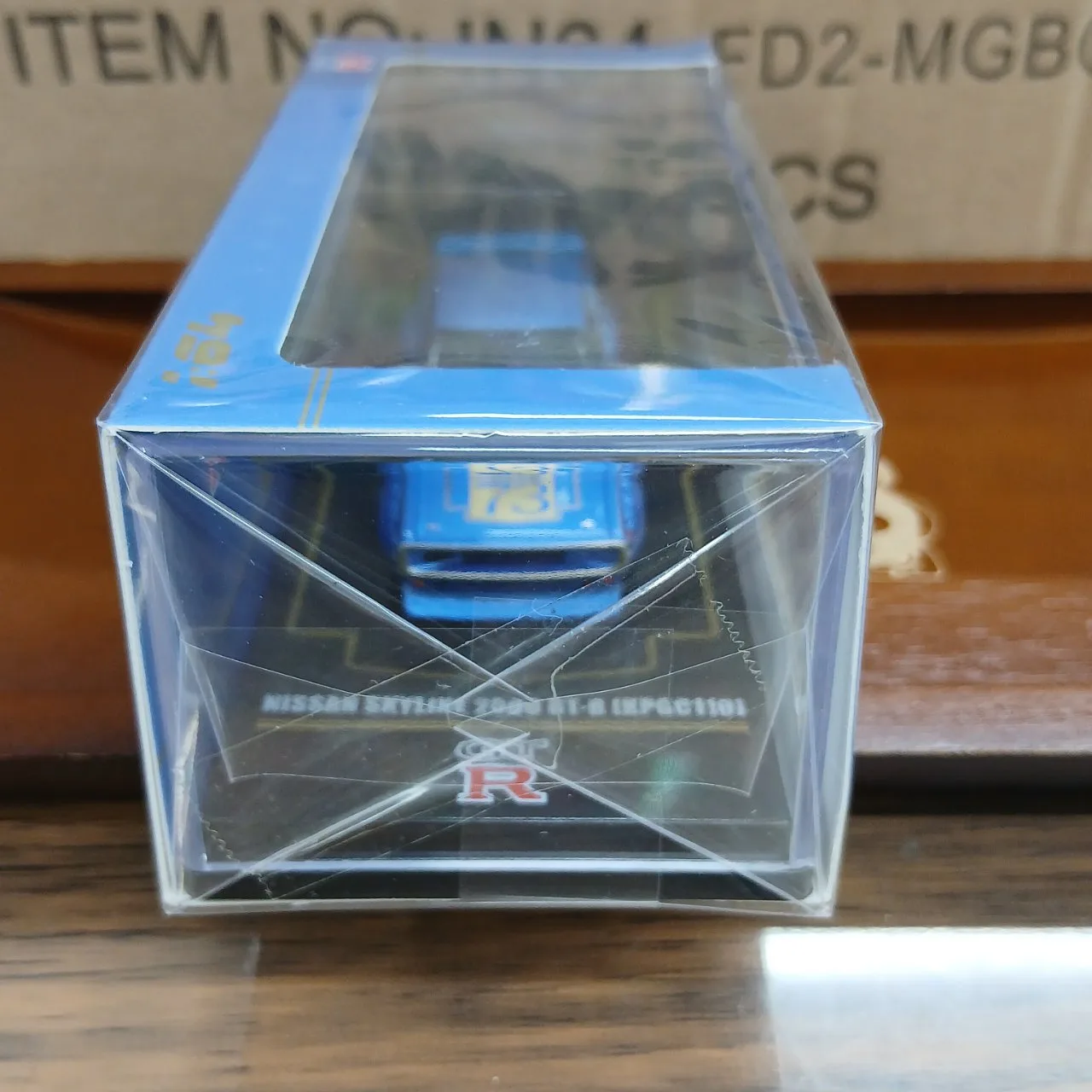 1/64 ニッサン スカイライン 2000 GT-R KPGC110 レーシング コンセプト 1972 ブルー ケンメリ IN64-KPGC110RC-BLU - 画像 (4)