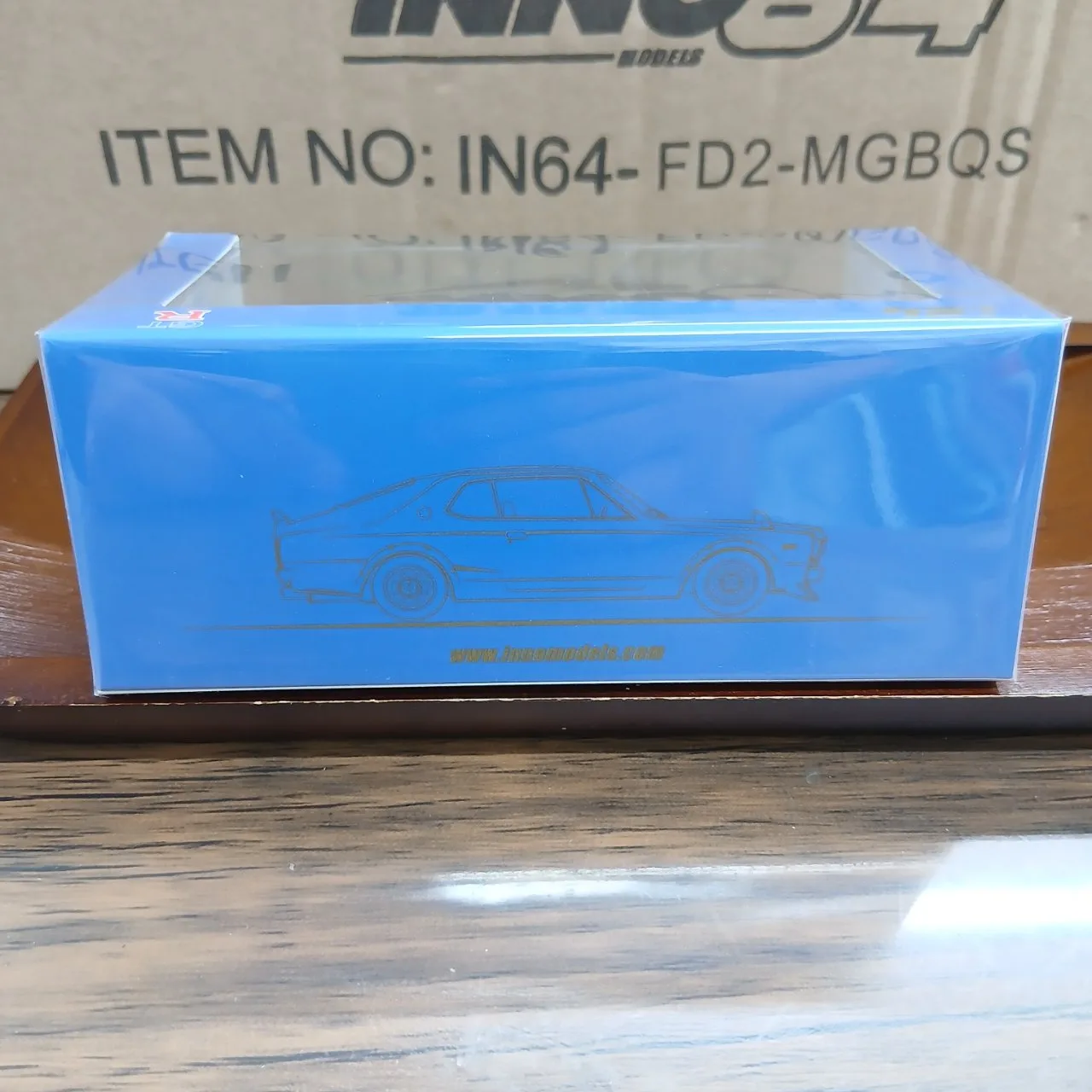 1/64 ニッサン スカイライン 2000 GT-R KPGC110 レーシング コンセプト 1972 ブルー ケンメリ IN64-KPGC110RC-BLU - 画像 (7)
