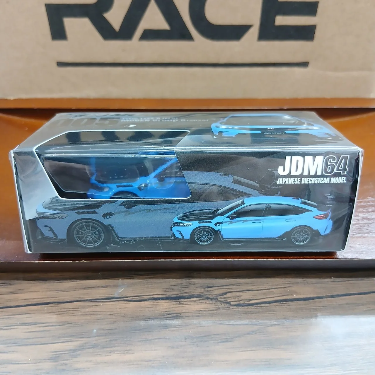 1/64 ホンダ シビック タイプR FL5 無限 グループB 2025 レーシングブルーパール HJDM005B-30 - 画像 (3)