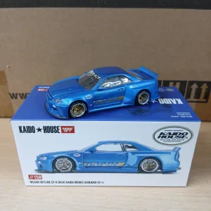 1/64 ニッサン スカイライン GT-R R34 KAIDO ワークス 新宿 V2(右ハンドル) KHMG158