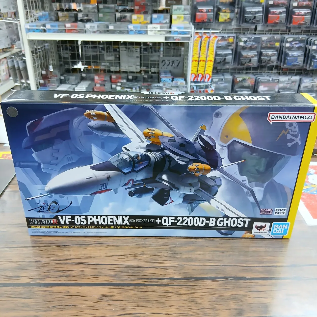 HI-METAL R マクロスゼロ VF-OSフェニックス ロイ・フォッカー機 + QF-2200D-B ゴースト - 画像 (3)