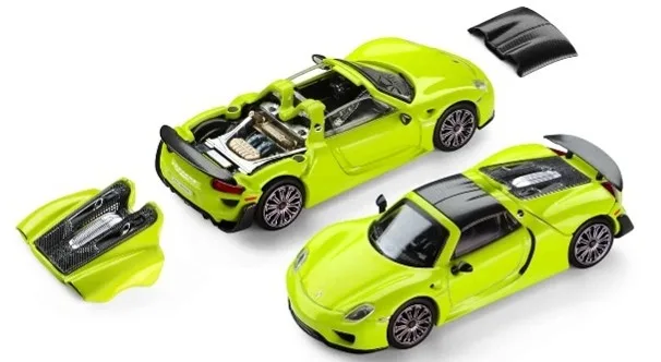 1/64 ポルシェ 918 スパイダー アシッドグリーン No.241086(A) - 画像 (2)
