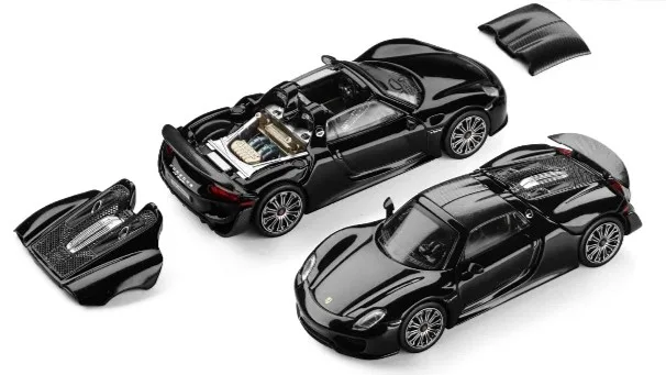 1/64 ポルシェ 918 スパイダー ブラック No.241086(B) - 画像 (2)