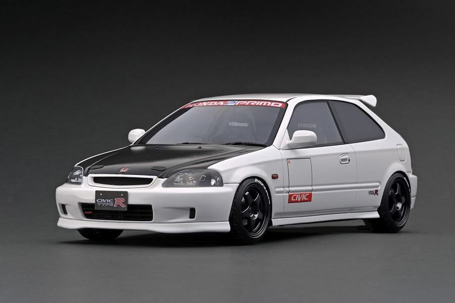 ignitionmodel 1/18 ホンダ シビック (EK9) Type R ホワイト IG2674