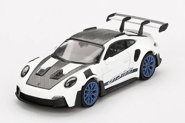 1/64 ポルシェ 911(992) GT3 RS ヴァイザッハパッケージ ホワイト インディゴブルー (左ハンドル) MGT00853-L - 画像 (2)