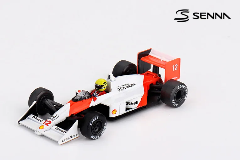 1/64 マクラーレン MP4/4 日本グランプリ 1988 優勝車 #12 アイルトン・セナ MGT1099-BL デカール付 ブリスター仕様 - 画像 (2)