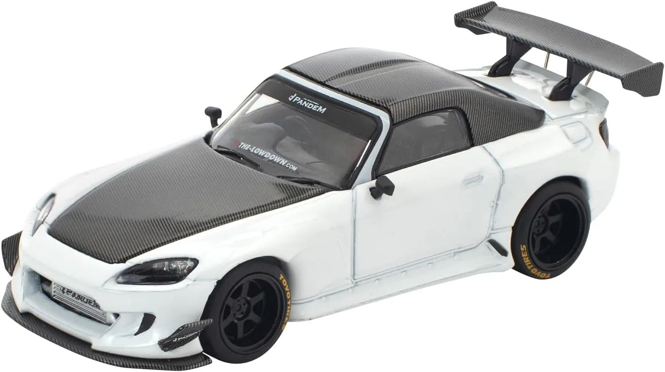 1/64 パンデム ホンダ S2000 ホワイト カーボンフード PR640389 - 画像 (2)
