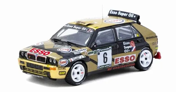1/64 ランチア デルタ HF インテグラーレ 1993 ECR ピアンカヴァッロ ラリー 優勝 #6 P.ロンギ/M.イメリート T64-049-93PIR06 - 画像 (2)