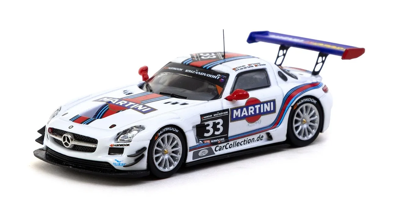1/64 メルセデスベンツ SLS AMG GT3 マルティニ 2014 ザンドフォールト12H 優勝 #33 T64-087-14ZDV33 - 画像 (2)