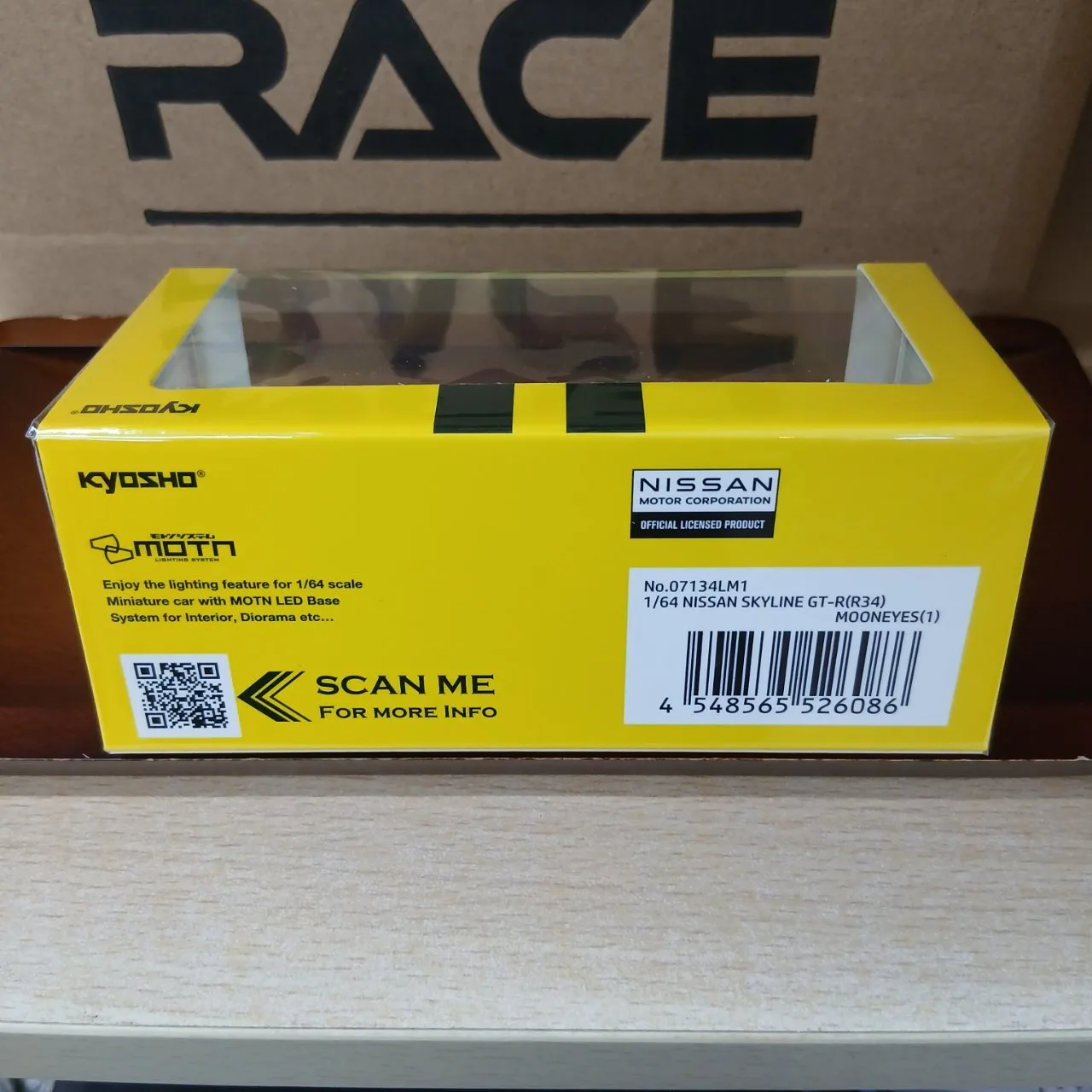 1/64 ニッサン スカイライン GT-R R34 ムーンアイズ 1 07134LM1 - 画像 (9)