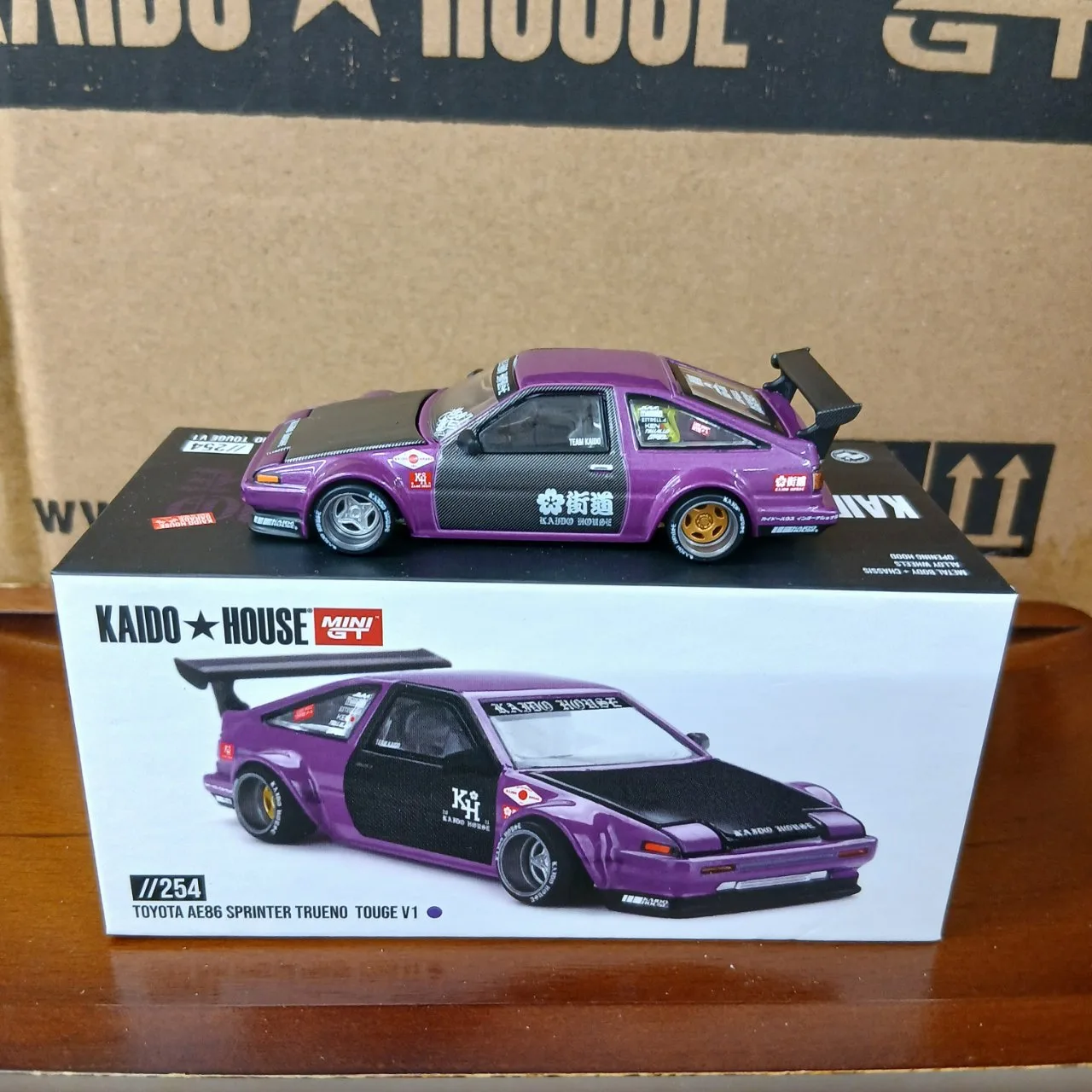 1/64 トヨタ AE86 スプリンタートレノ Kaido TOUGE V1（右ハンドル） KHMG254 - 画像 (4)