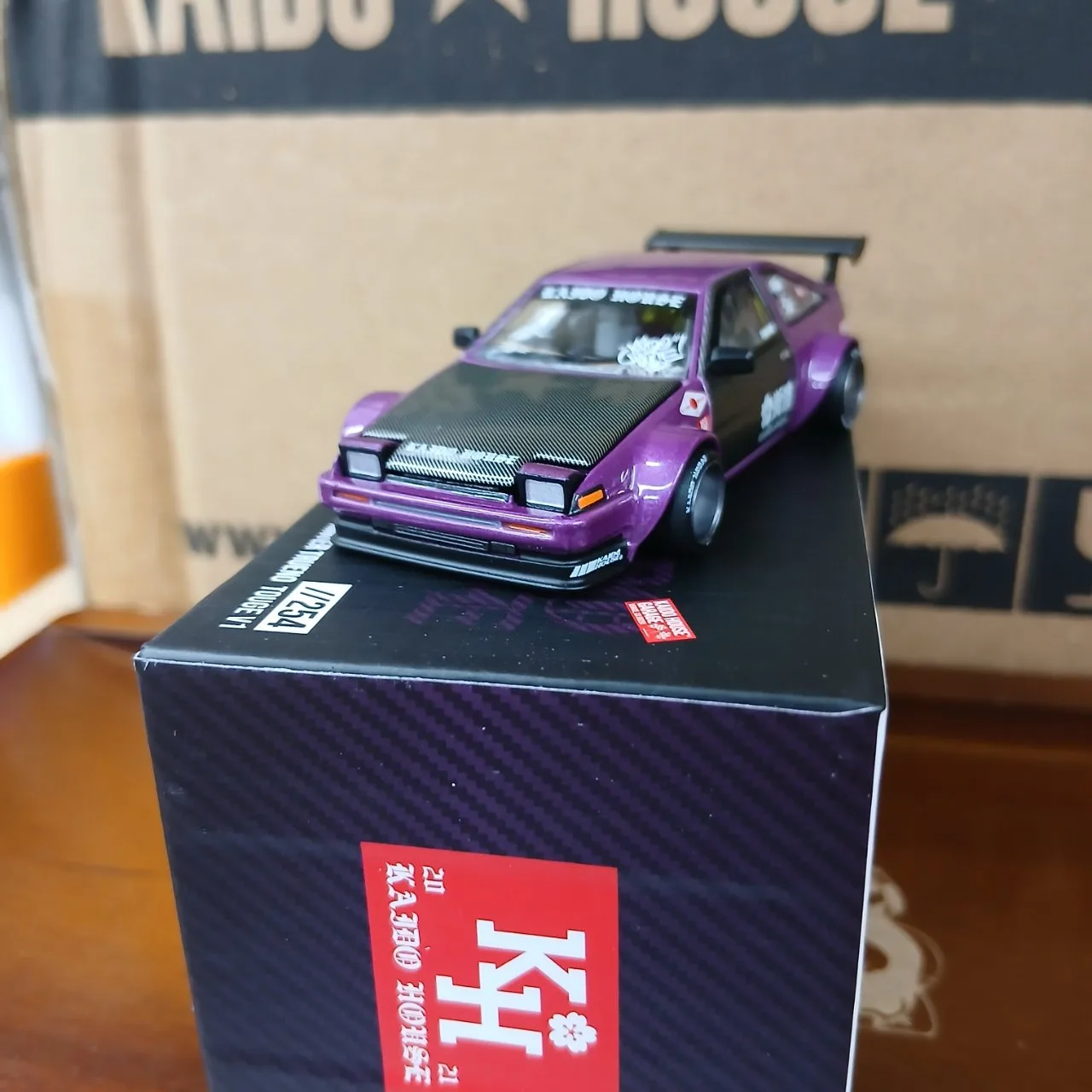 1/64 トヨタ AE86 スプリンタートレノ Kaido TOUGE V1（右ハンドル） KHMG254 - 画像 (3)