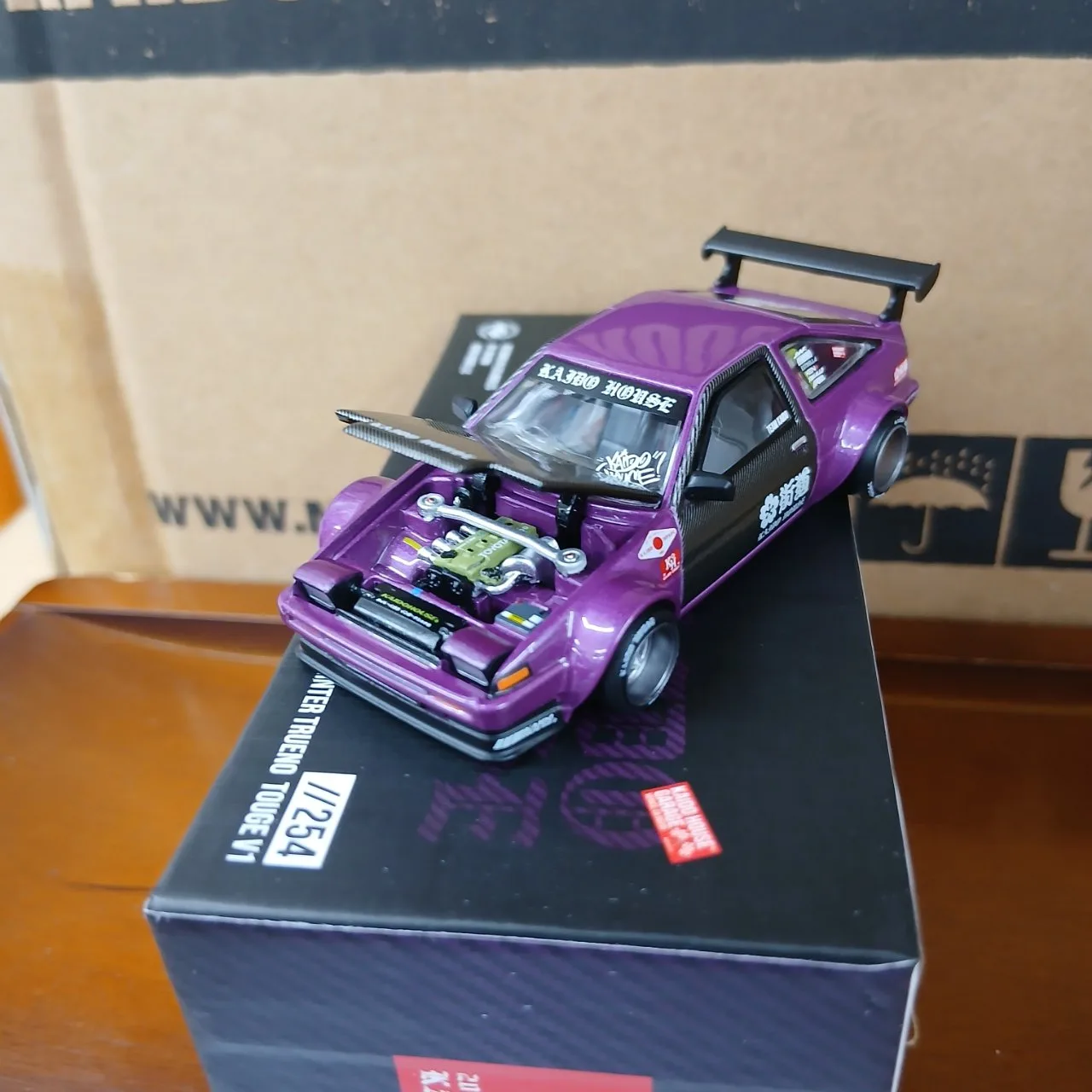 1/64 トヨタ AE86 スプリンタートレノ Kaido TOUGE V1（右ハンドル） KHMG254 - 画像 (7)