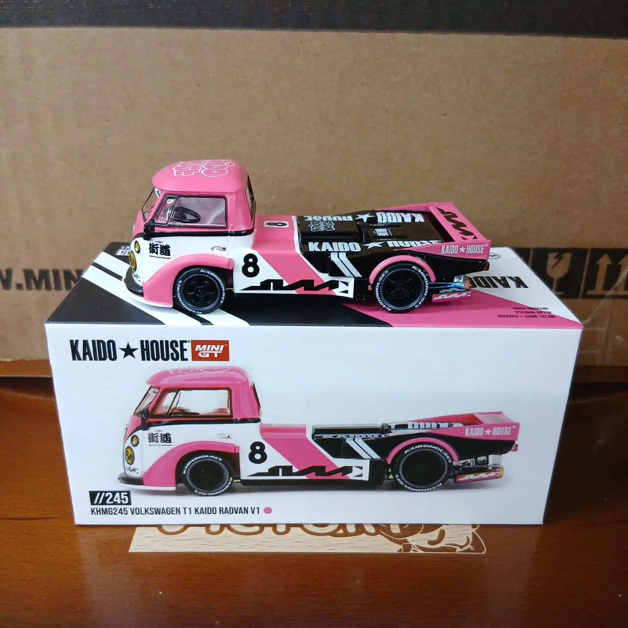 1/64 フォルクスワーゲン T1 KAIDO RADVAN V1(左ハンドル) KHMG245 - 画像 (3)