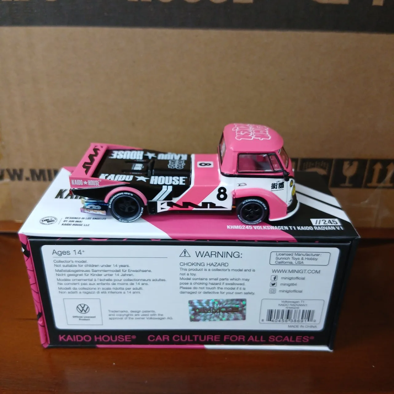 1/64 フォルクスワーゲン T1 KAIDO RADVAN V1(左ハンドル) KHMG245 - 画像 (7)