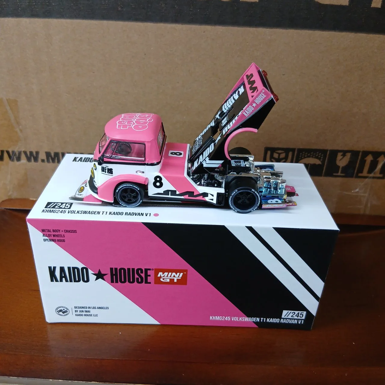 1/64 フォルクスワーゲン T1 KAIDO RADVAN V1(左ハンドル) KHMG245 - 画像 (9)